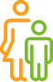 woman and child icon
